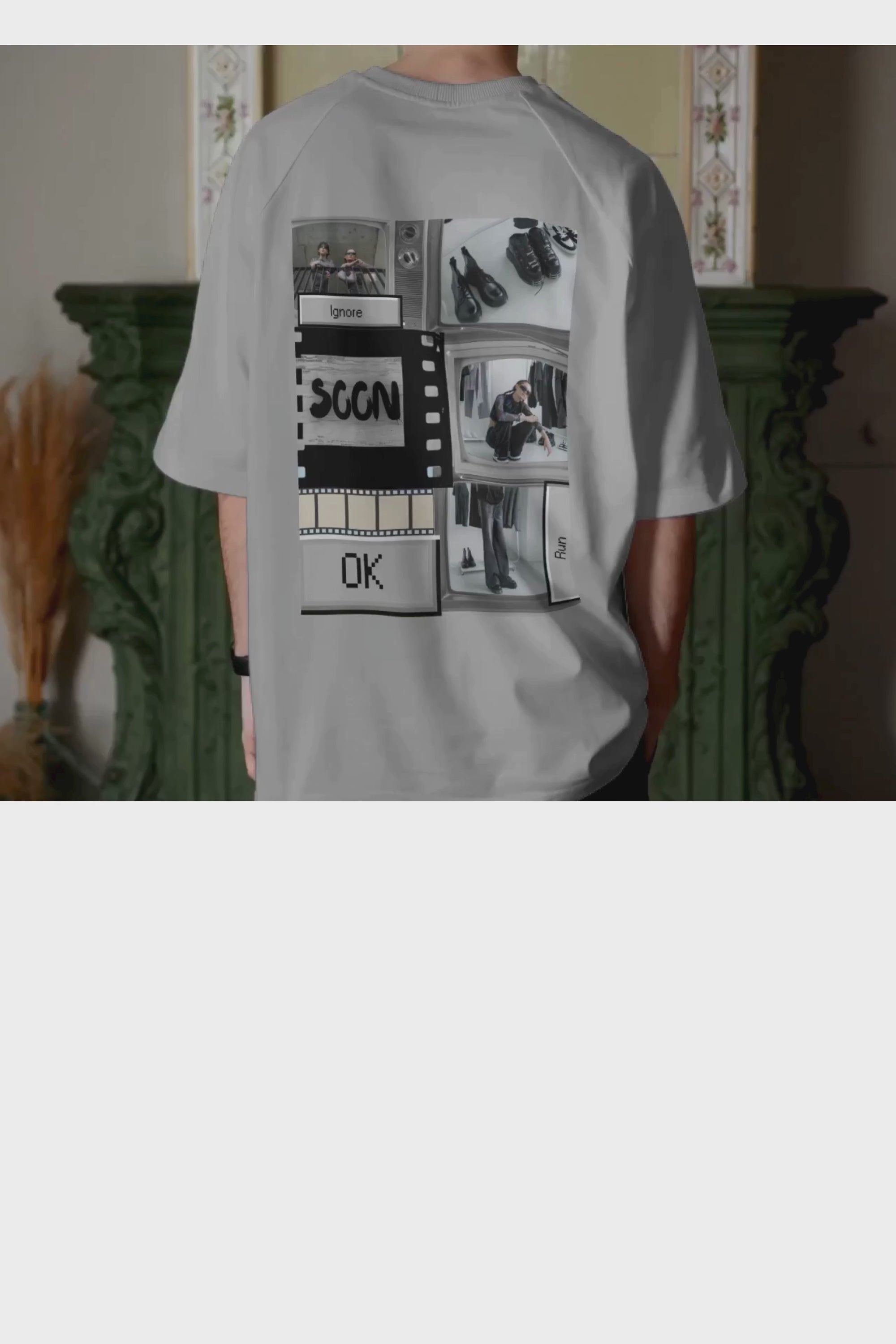 Unisex Oversized Tee |RETRO GLITCH|